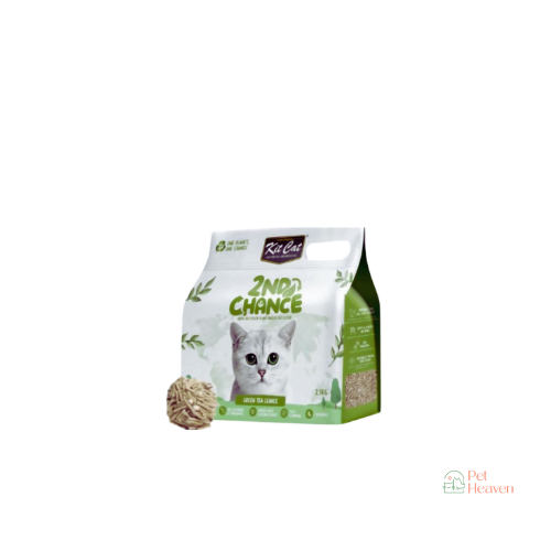 كت كات رمل نباتي من أوراق الشاي الاخضر 2.5 كلجم