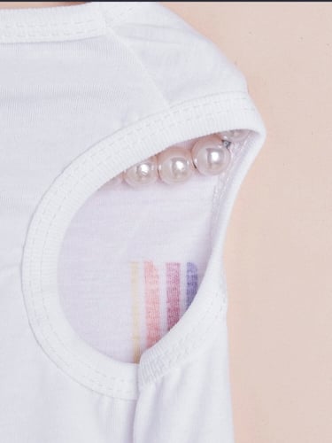 صدرية للقطط بطباعة ملونة