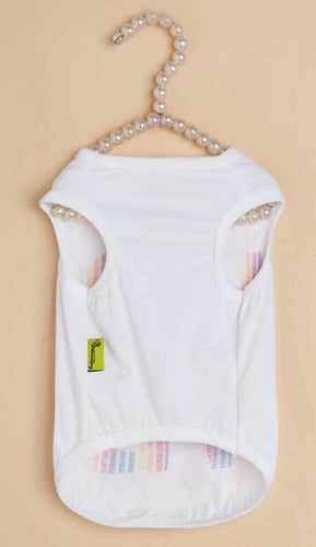 صدرية للقطط بطباعة ملونة