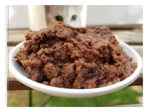 كت كات تونة مع الدجاج