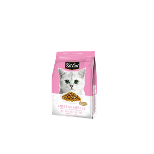 كتكات صغار السمك المتنوع للقطط البالغة 1.2كلجم