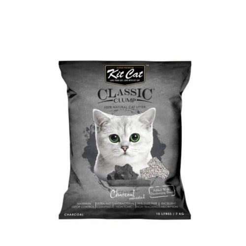 كت كات رمل طبيعي بالفحم 10لتر