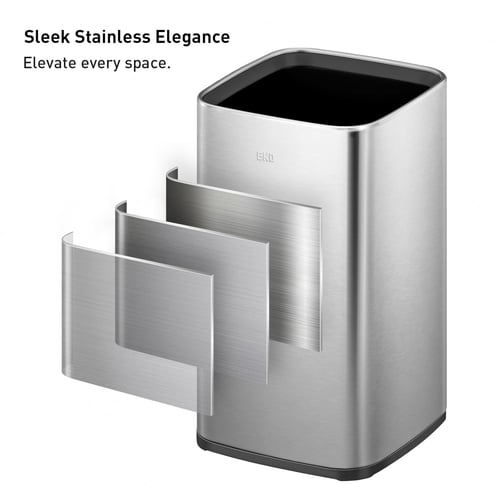 سلة مهملات ستيل 12 لتر EK90843‏