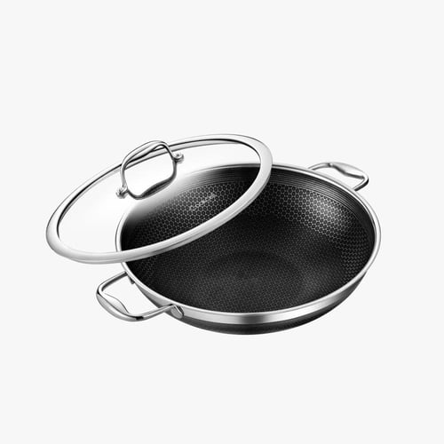 طاوة كوكسل غويط غطاء زجاج 28 سم 119646