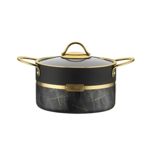 قدر جرانيت تركي اسود 24 سم BRON1162