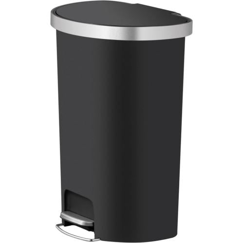 حاوية مهملات ايكو بلاستيك 55 لتر اسود EK62212