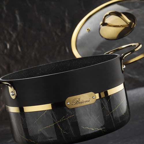 قدر جرانيت تركي اسود 20 سم BRON1161