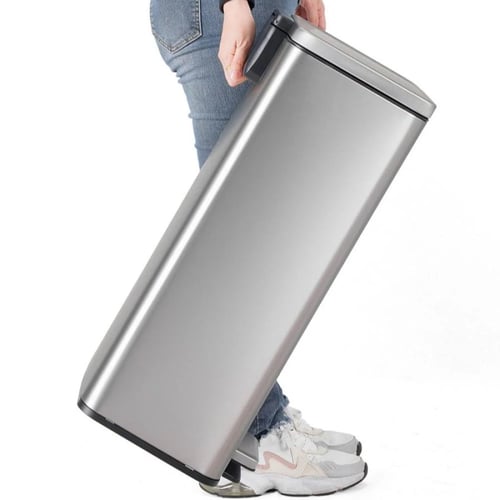 حاوية مهملات ايكو مودرن دعاس 30لتر استيل EK93615