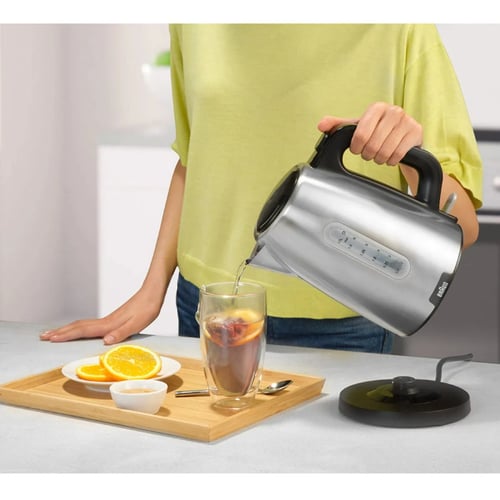 غلاية براون PurShine، 1.7 لتر، ستانلس ستيل، لون أس...