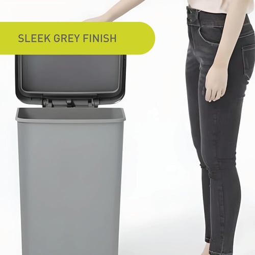 حاوية مهملات ايكو بلاستيك 45 لتر رمادي EK62661