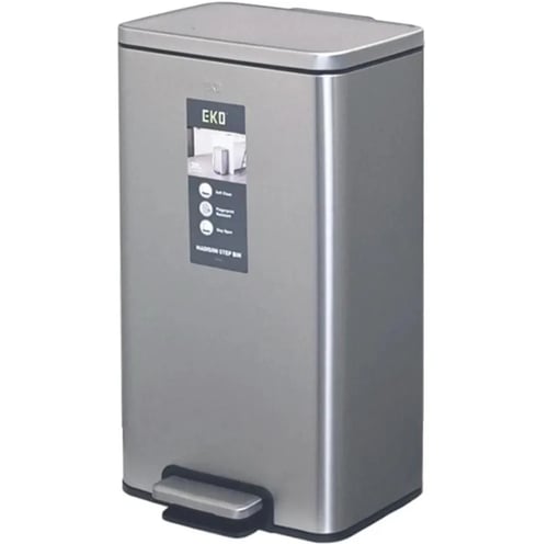 حاوية مهملات ايكو مودرن دعاس 12لتر استيل EK93613