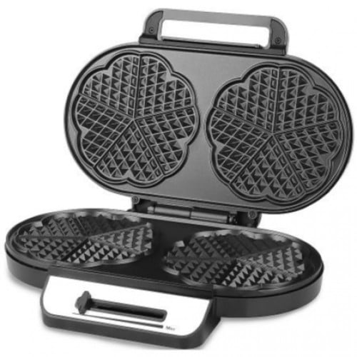 صانعة الوافل مزدوج تحكم حرارة 14سم 1200 واط