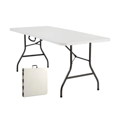 طاولة فايبر قابلة للطي وسهلة الحمل والتخزين 71*152...