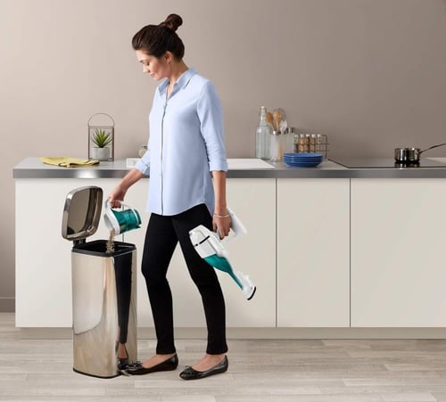 مكنسة كهربائية اير فورس 360 الكل في واحد - ابيض/تر...