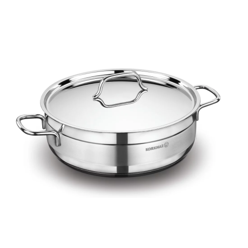 قدور كوركماز استيل الفا منخفض 28 سم 18/10 صناعة تر...