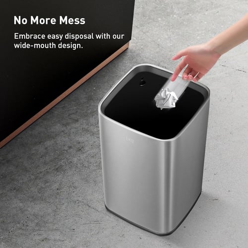 سلة مهملات ستيل 12 لتر EK90843‏