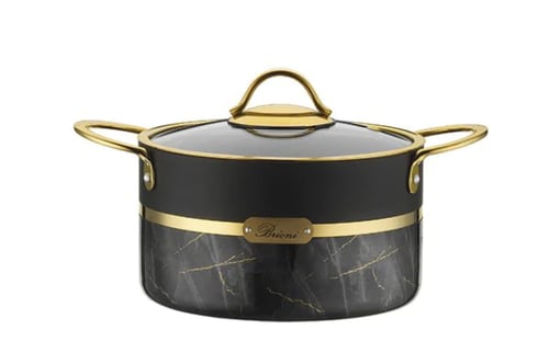 قدر جرانيت تركي اسود 24 سم BRON1162