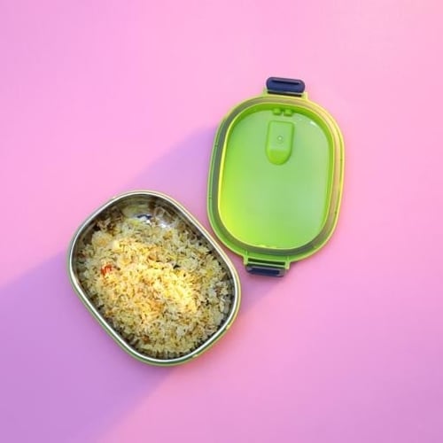 حافظة طعام استل 900 مل اخضر رويال فورد RF5652GR