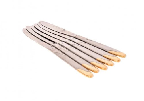 طقم سكاكين ستانلس ستيل 6 حبات -21سم