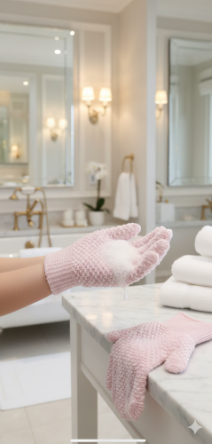 قفاز تقشير للجلد