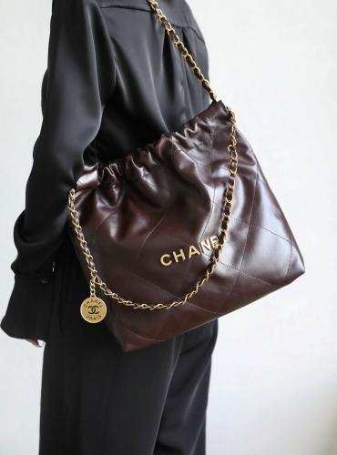 Chanel burgundy bag