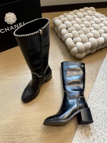 Chanel long boots