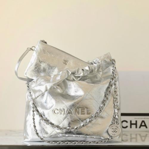 Chanel silver bag