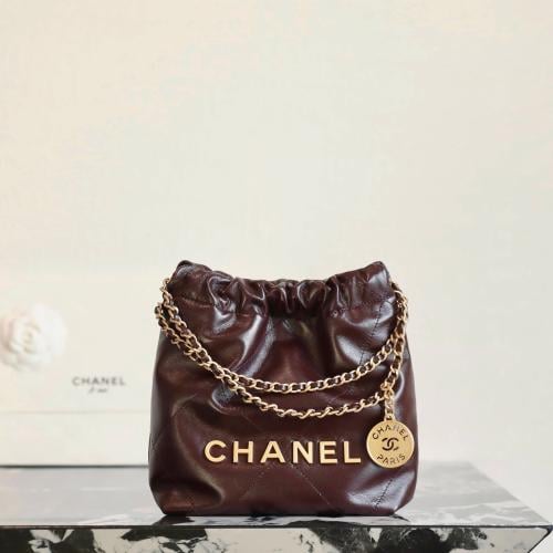 Chanel burgundy bag