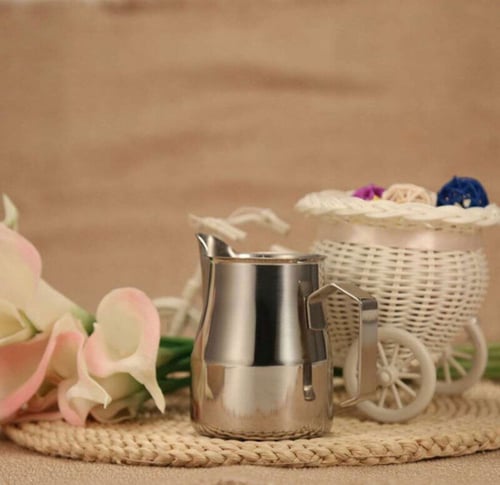 ابريق تبخير الحليب(بيتشر)350 مل من الاستيل اللامع