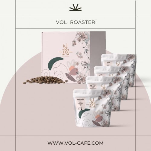 بوكس من 4 محاصيل من القهوة المختصة(شلشلي-سلفادور-س...