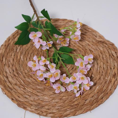 غصن زهور وردي باهت