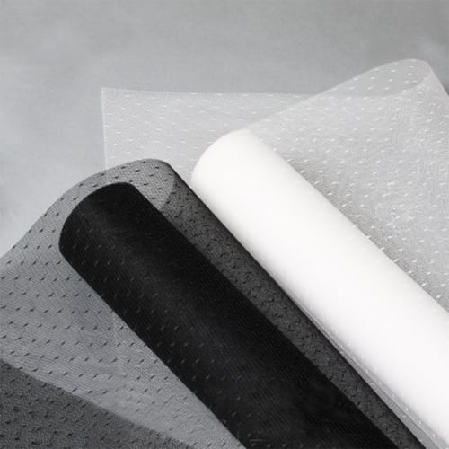 رول تغليف خيش منقط وردي