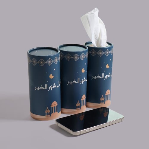 مناديل رمضان كحلي (3 حبات)