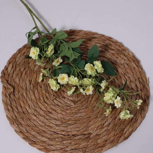 غصن بزهور اخضر