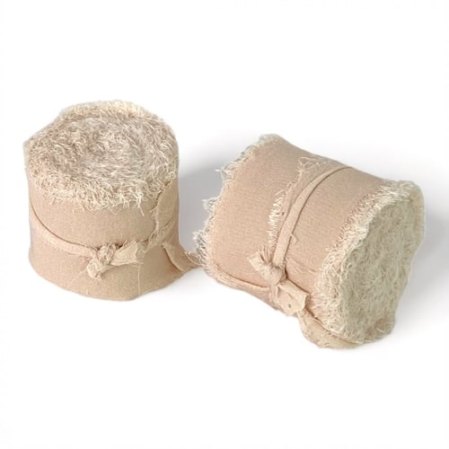 شرائط قماشية كريمي (3 حبات)