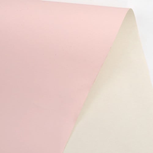 ورق تغليف مخملي وردي ثلجي (15 حبة )