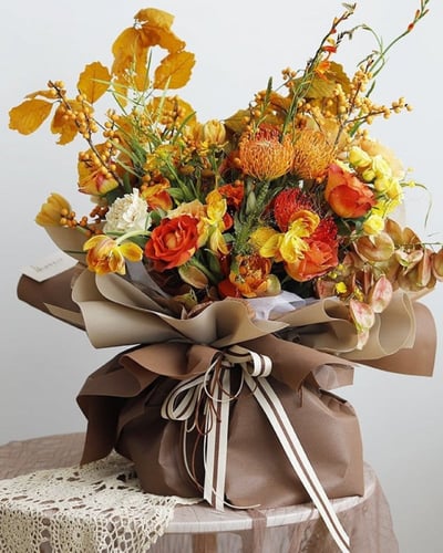 ورق تغليف سماوي ( 20 ورقة)