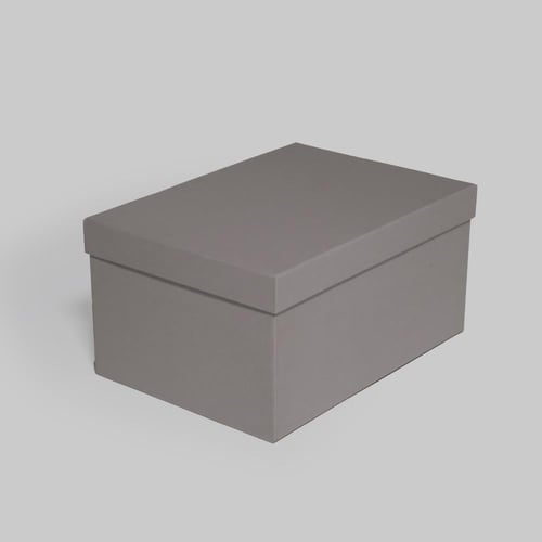 طقم علب 10 قطع كبير رمادي