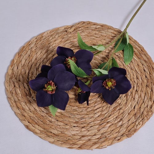 غصن بزهور موف غامق