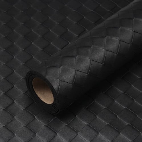 رول تغليف جلد اسود