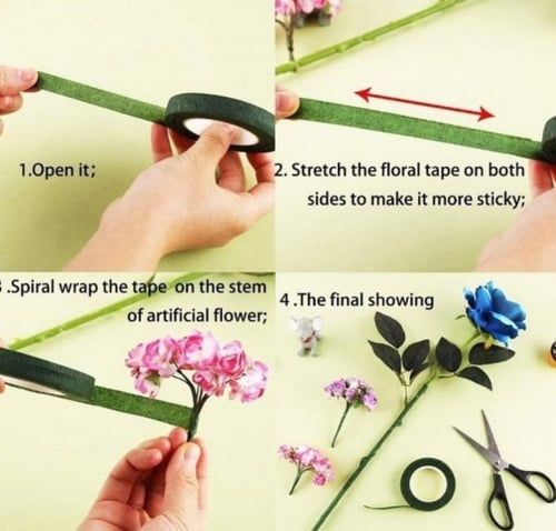 شريط لاصق لغصن الورد