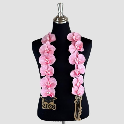 قلادة تخرج وردي 1 pink graduation necklace1