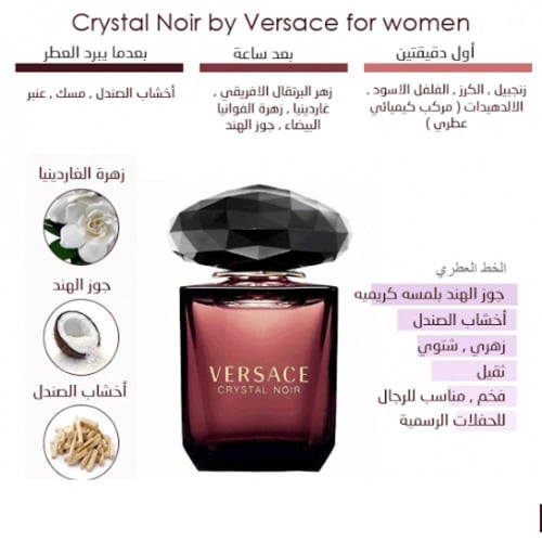 عطر فرزاتشي كرستال الاسود Versace Crystal Noir Eau...