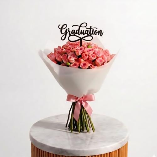 باقة بيبي جوري وردي Pink Baby Roses Bouquet