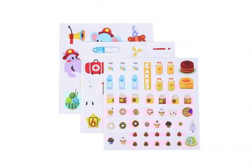 لوحة ملصقات قابلة لإعادة الاستخدام