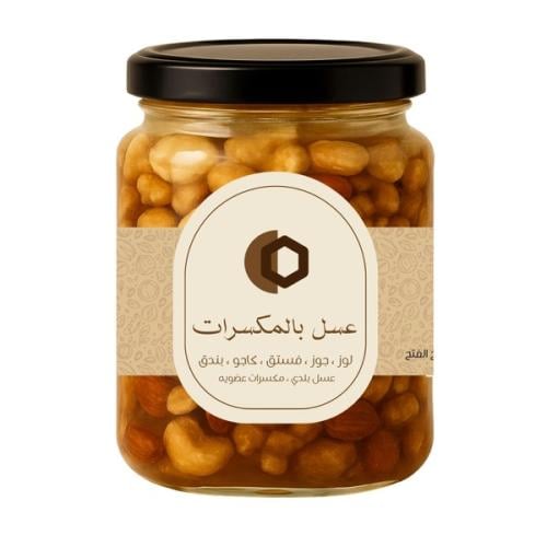 عسل بالمكسرات