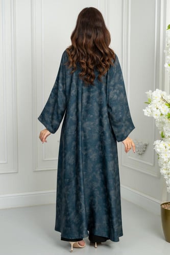 عبايه ساتان كلوش