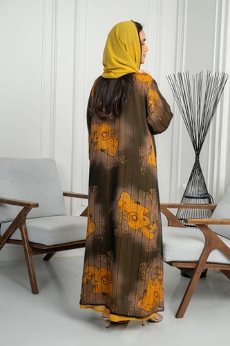 عبايه شيفون دبل فيس