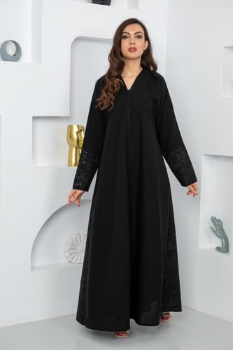 عبايه كريب شك يدوي