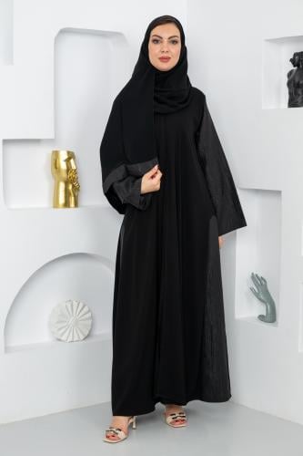 عبايه نواعم ملكي ربع كلوش